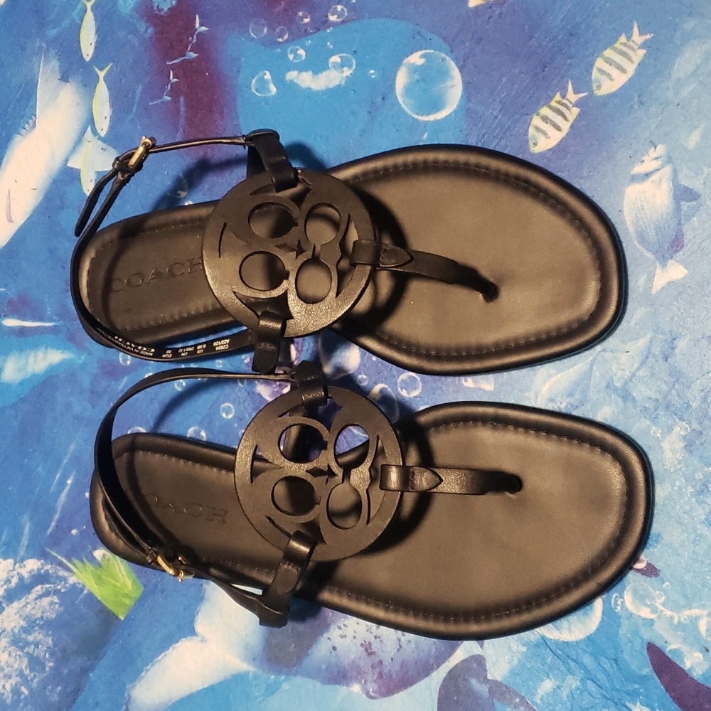 Coach Jaci Sandals (Black) size 8.5